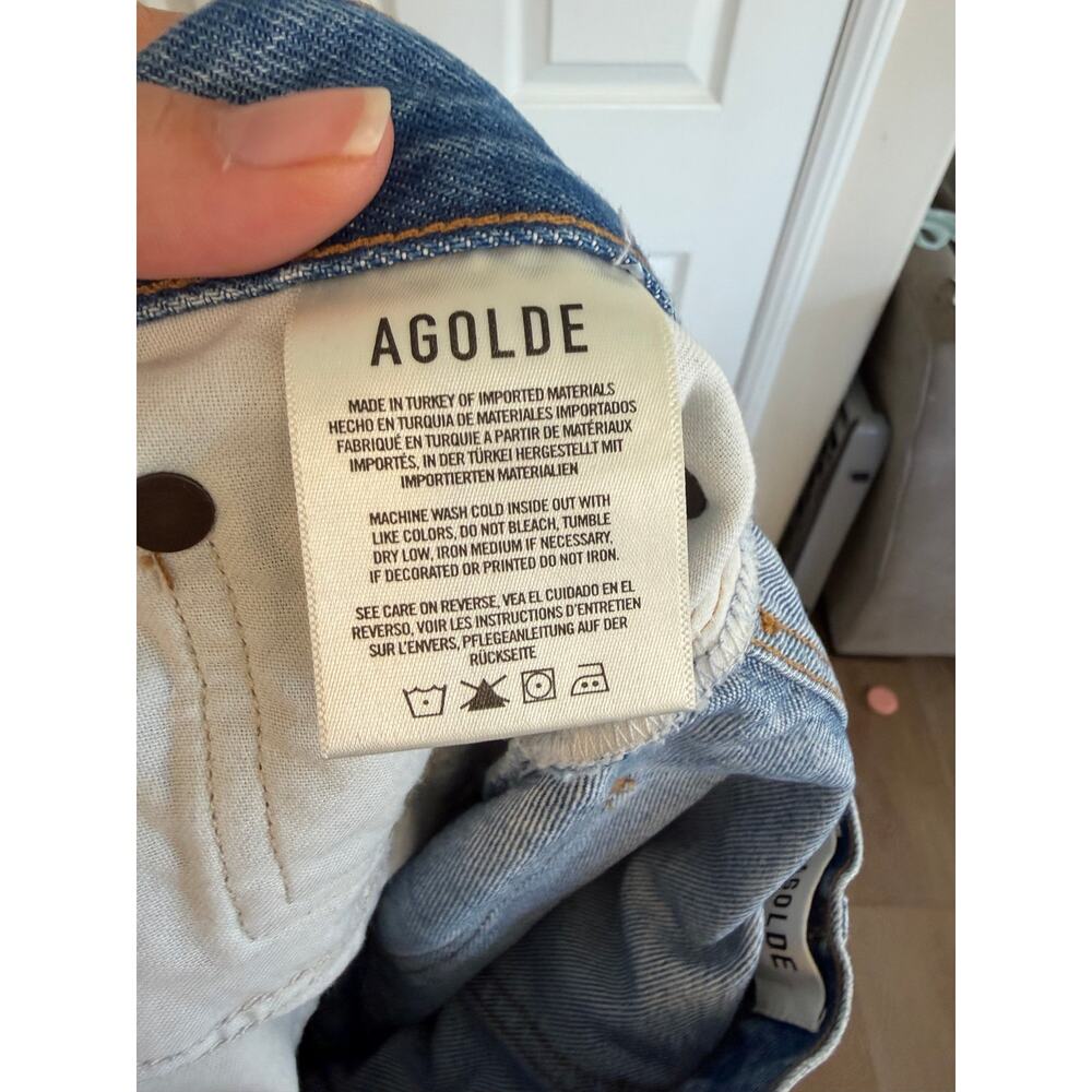 AGOLDE Riley High Rise Straight Crop Size 27 - Picture 6 of 7